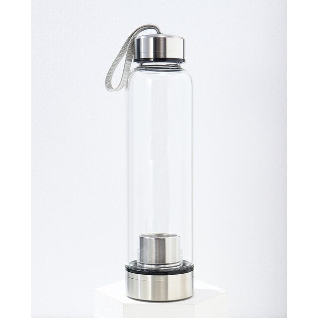 Crystal Glass Water Bottle